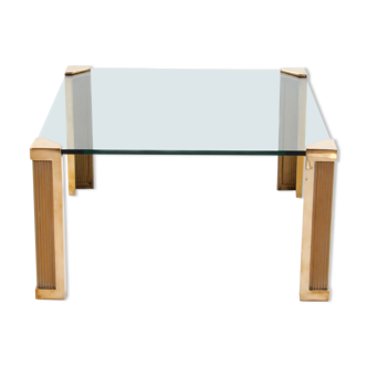 Table basse en verre design par Peter Ghyczy Modèle T14 des années 1970