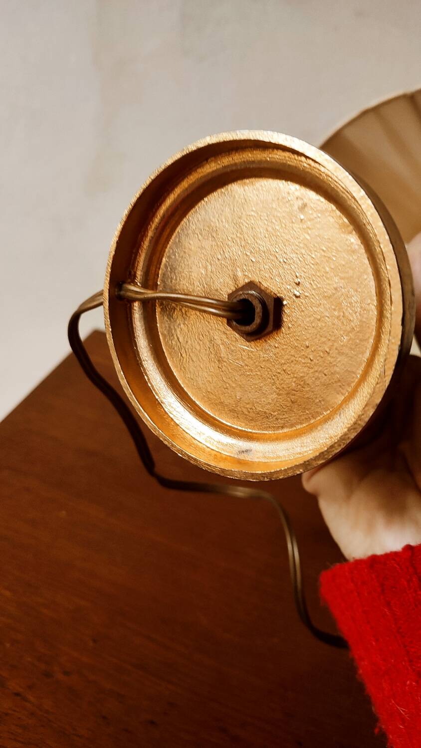 Retro green onyx lamp