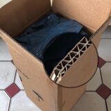 Lampshade Neptune H45 D35 - vintage fabric