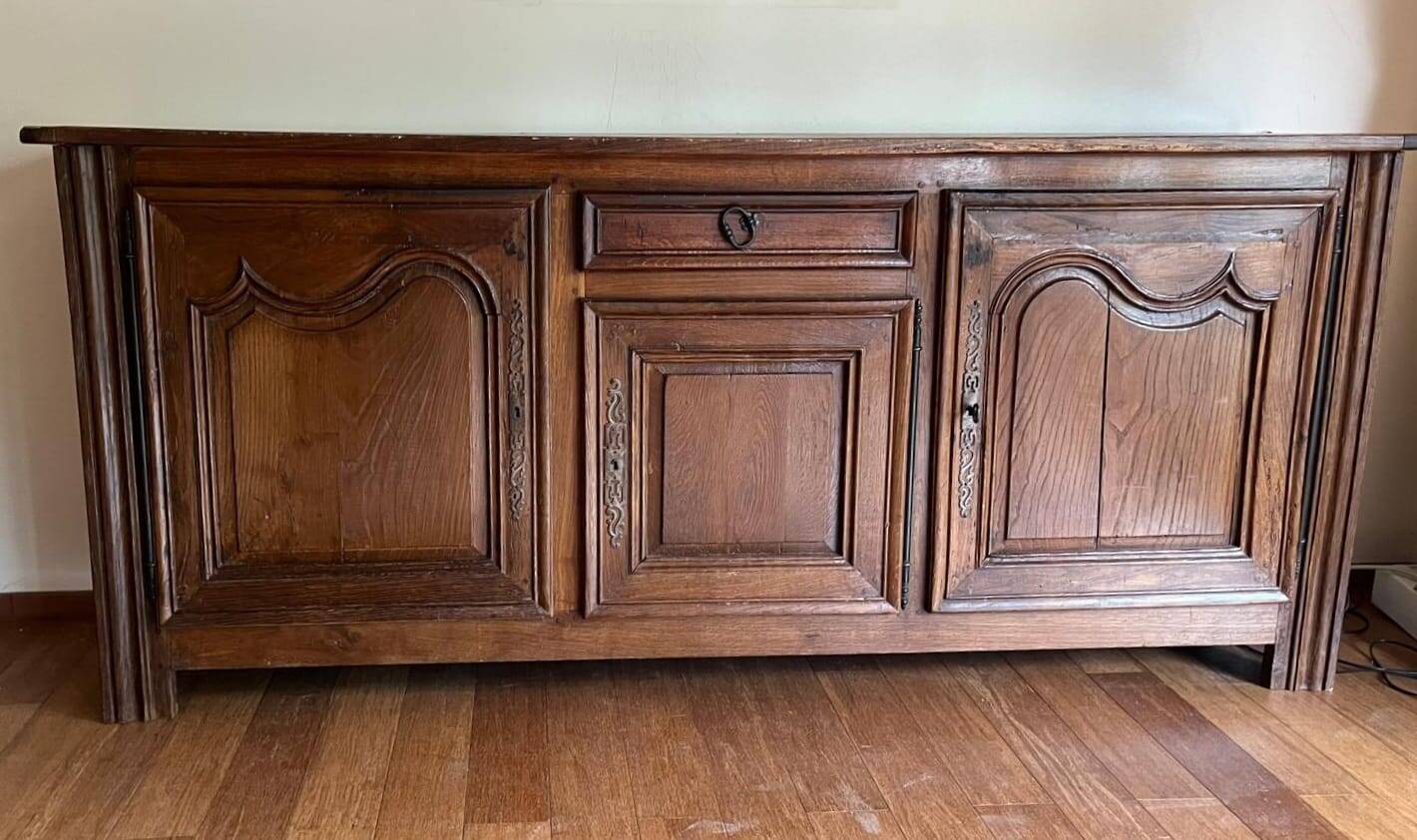 Oak buffet in Louis XV style - Magnificent patina
