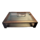 Table basse bois palissandre