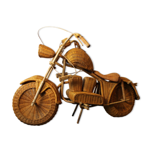 Harley Davidson en rotin, - tom