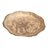 Metal dish with starry decoration