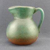 Glass paste pitcher signed De Feure for Daum
