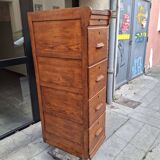 Old notary's furniture. Trade furniture in oak.