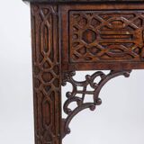 Chippendale style mahogany table, or desk. Circa 1950. LS5932456G