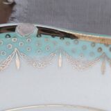Set of 11 Longwy France earthenware dinner plates, Trianon model
