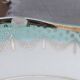 Set of 11 Longwy France earthenware dinner plates, Trianon model