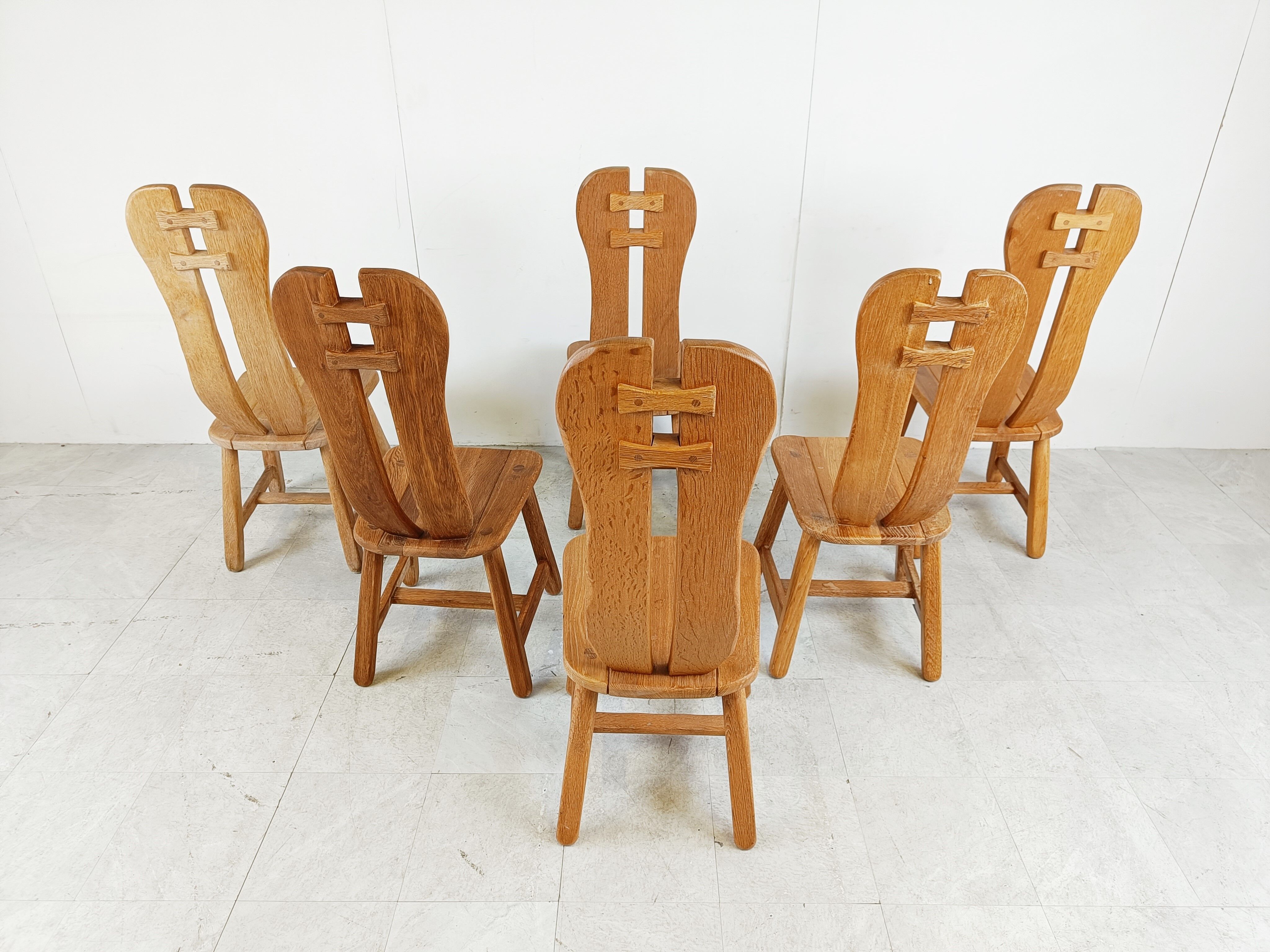 Chaises de salle à manger vintage par Depuydt, Belgique, années 1960