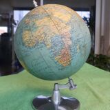 Taride terrestrial globe 1962 aluminum base