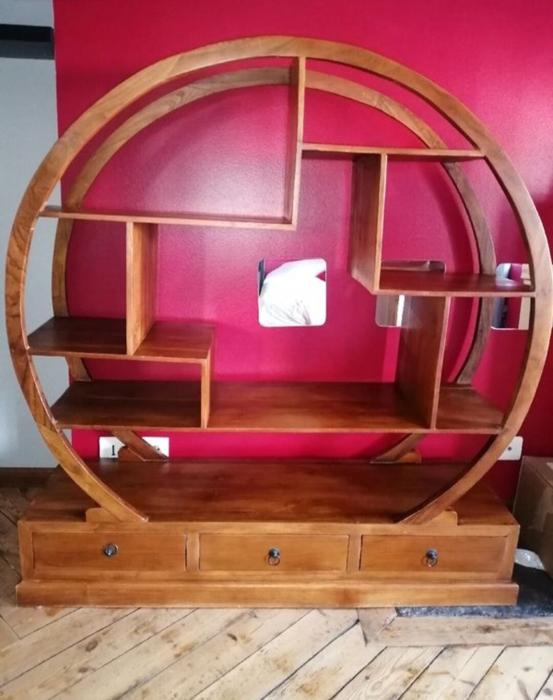 Shelf furniture wood solid oak