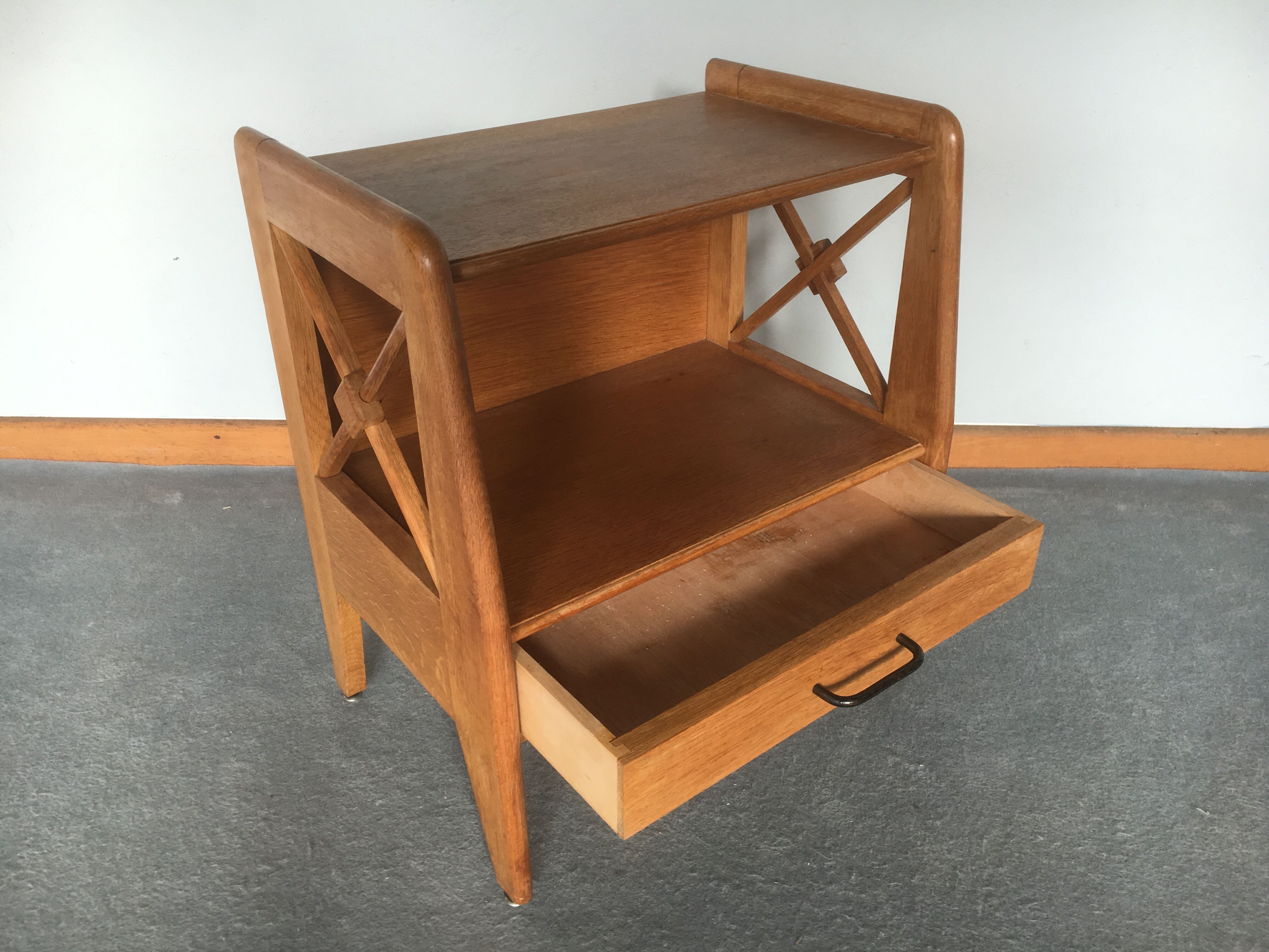 Bedside in oak 1950