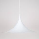 Danish vintage Semi pendant lamp by Bonderup and Thorup, 1968