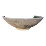 Round cement planter