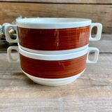 2 vintage Boch La Louvière Kéramis bowls