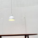 Vintage Danish enamelled pendant lamp model ES by Edgar Schlaefle for Louis Poulsen, 1980s.