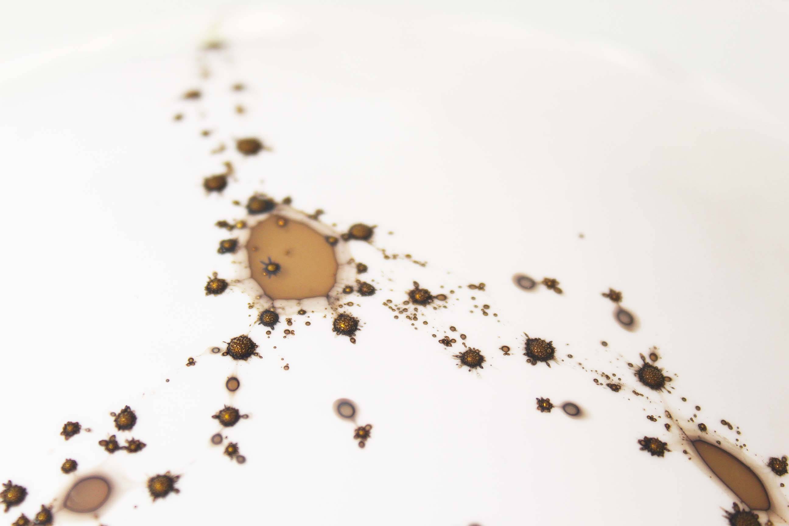 Original Vintage murano glass flush mount lights by Kaiser Leuchten, Germany 1970's