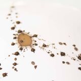 Original Vintage murano glass flush mount lights by Kaiser Leuchten, Germany 1970's