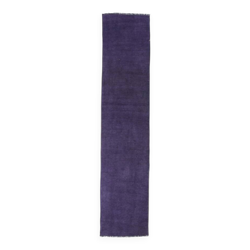 Tapis de couloir vintage contemporain violet 2x10, 67x311 cm