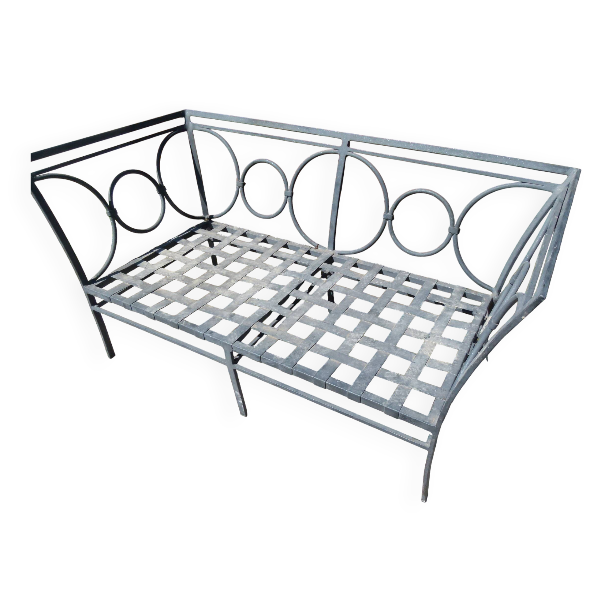 Banc d'extérieur en fer, XXème