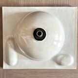 Vintage Blue Decorated Porcelain Washbasin