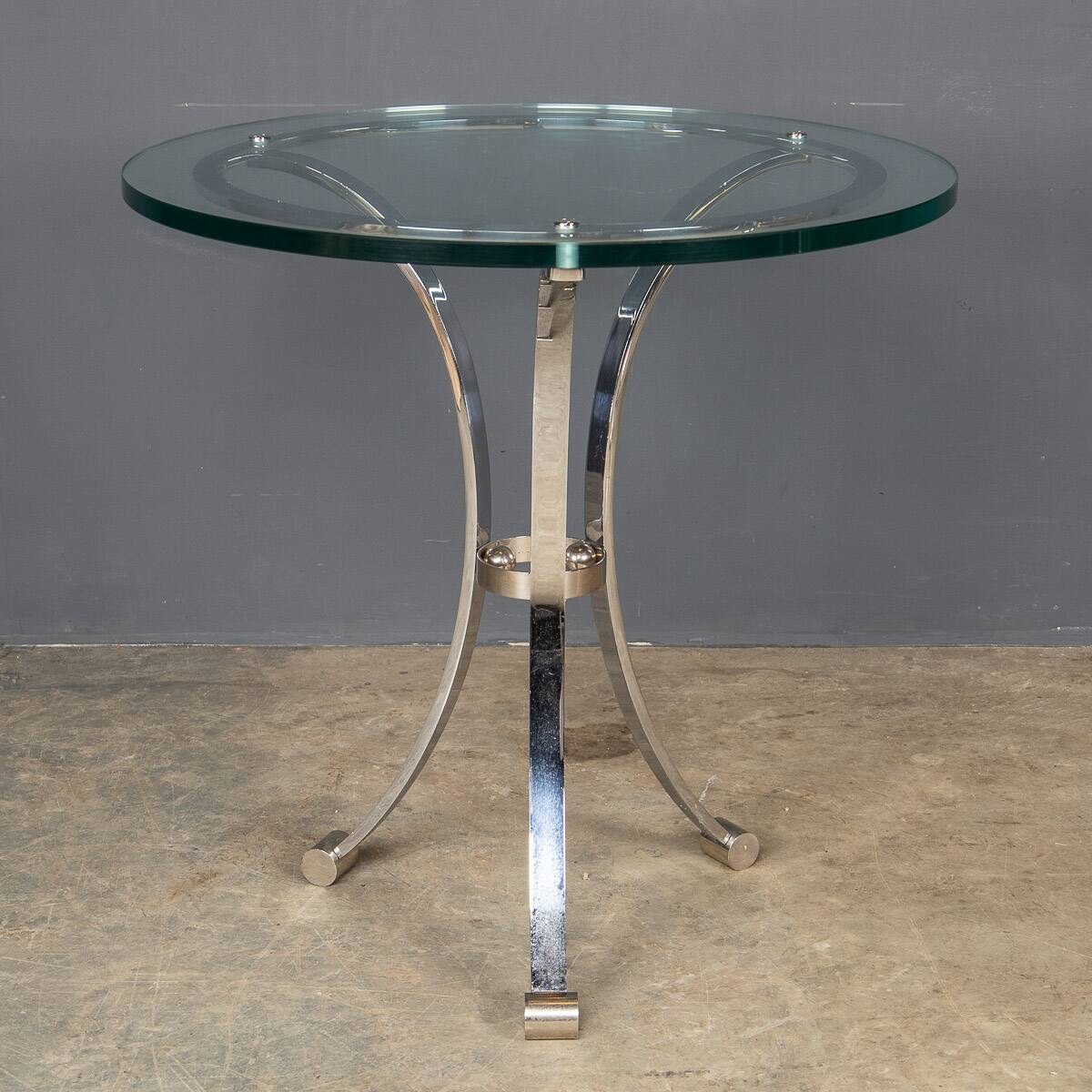 A set of four bar tables from the waldorf hotel, new york c.1940