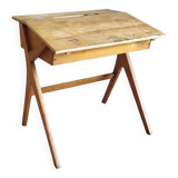 School desk compass feet - 50s/60s