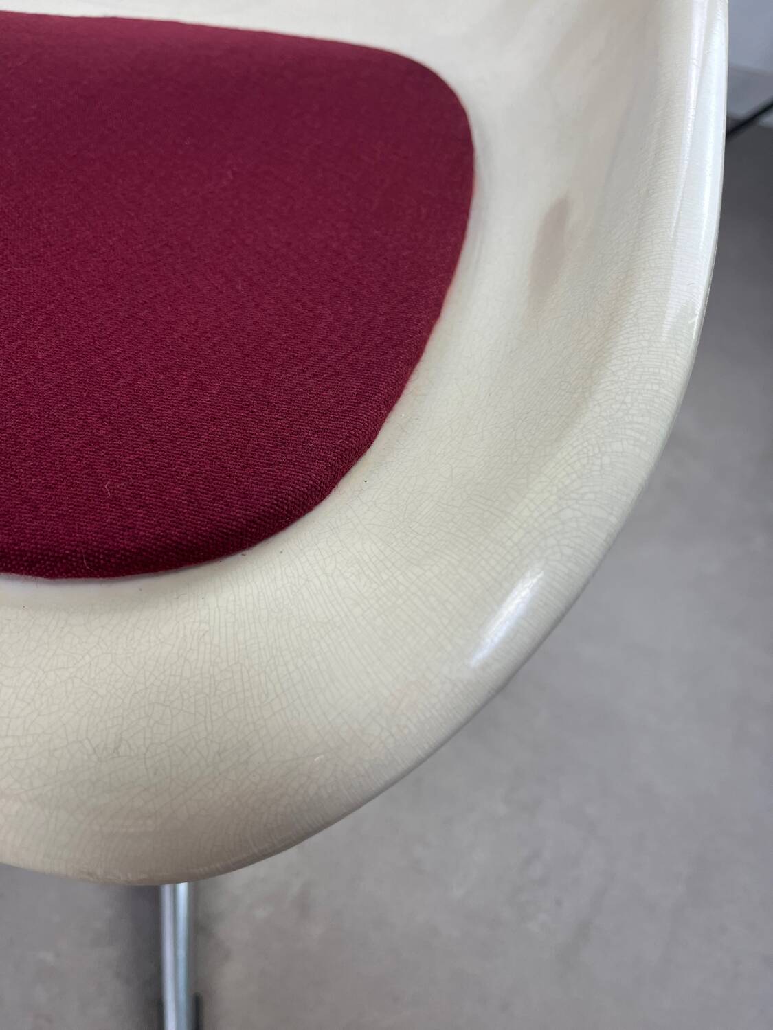4 chaises Space Age, coque années 70 pour Lockhausen