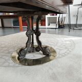 Marine bass table in solid mahogany