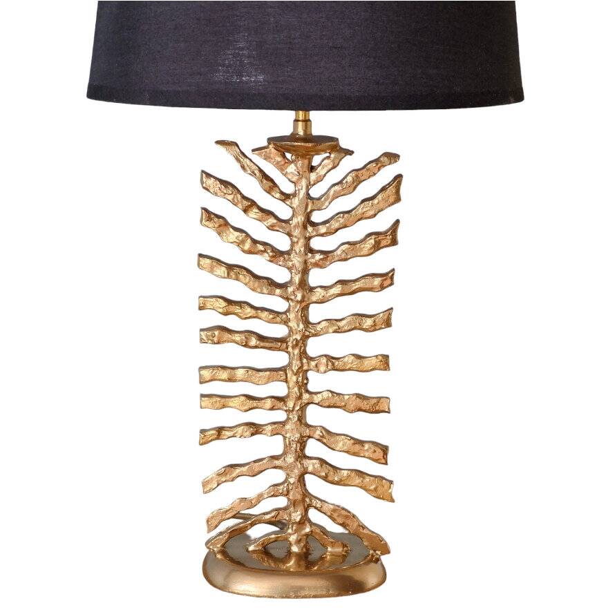 Gilded bronze lamp Stéphane Galerneau