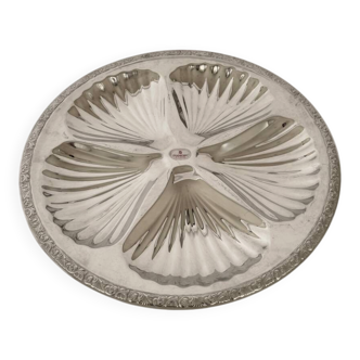 Vintage WMF Cromargan Stainless Steel Shell Tray: Mid-Century Modern S