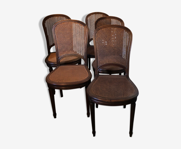 Lot de 5 chaises style Louis XV