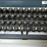Typewriter erika 40 blue and white 70s made in germany