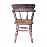 Antique Victorian Captain's Chair