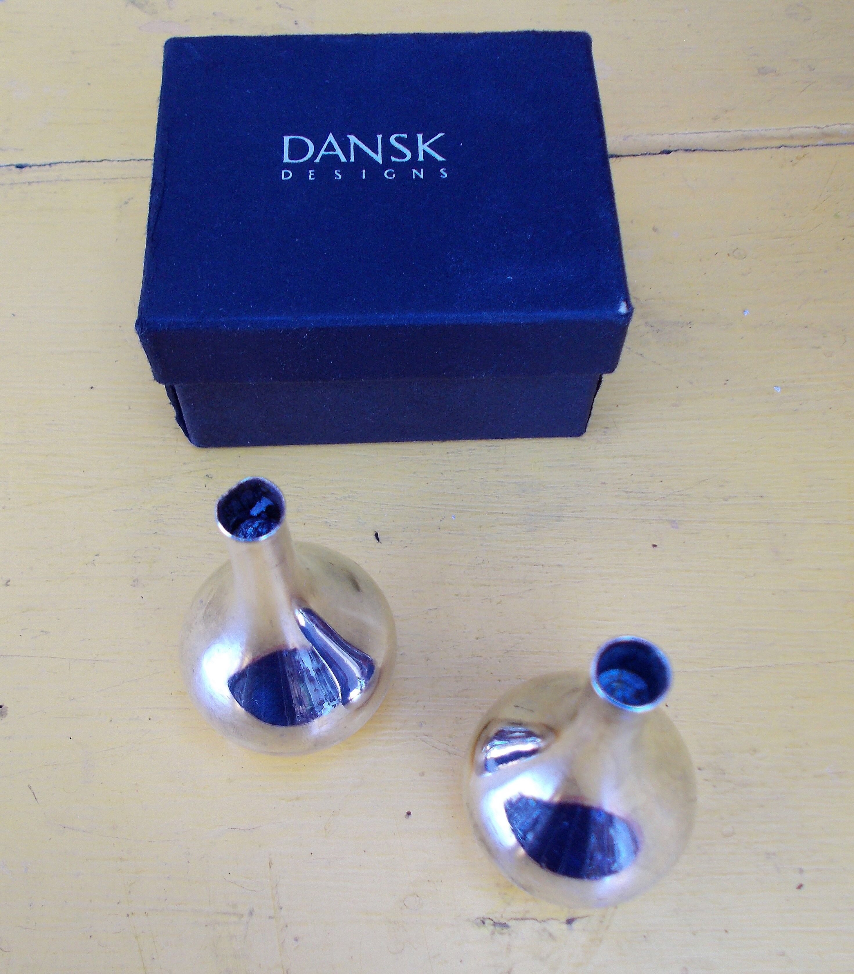 2 bougeoirs Dansk Designs Denmark avec coffret