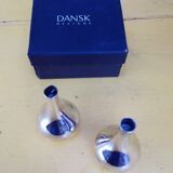 2 Dansk Designs Denmark candle holders with box