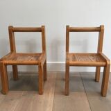 Pair of small children's chairs