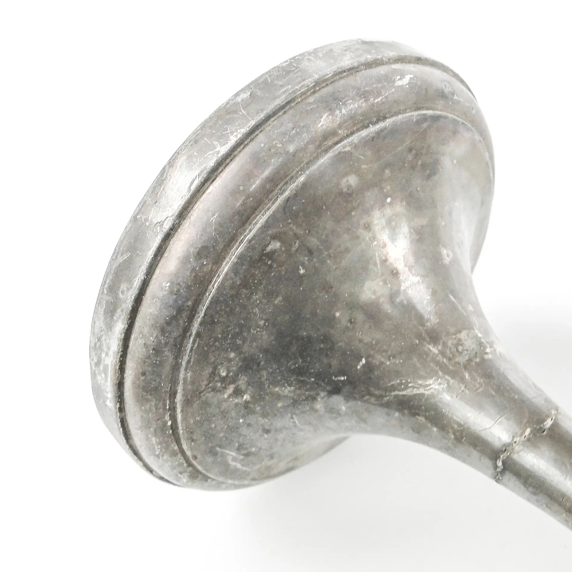 Art Deco pedestal fruit bowl, silver-plated pewter, Germany, 1930s