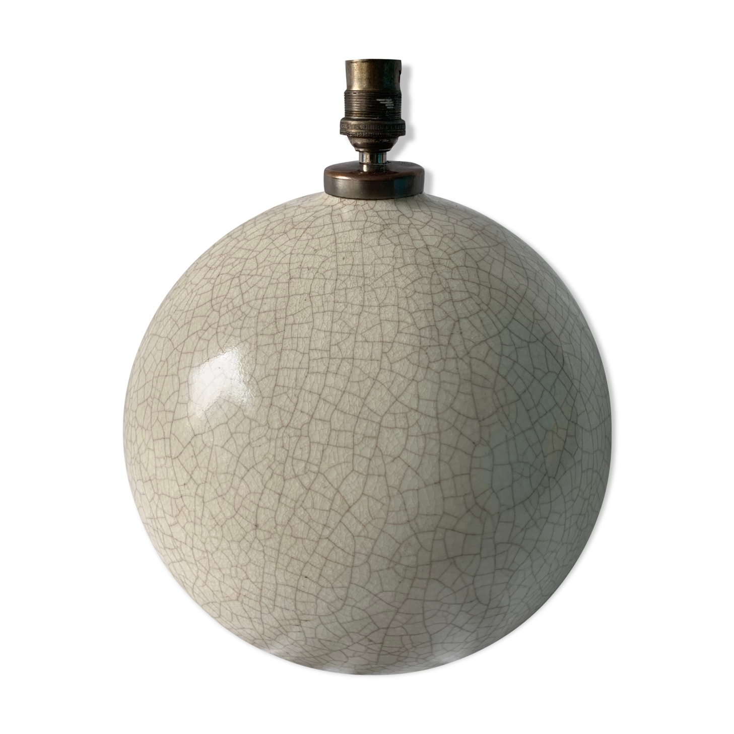 Crystal cracked ceramic ball lamp foot