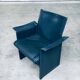 Postmodern Korium KM1 Leather Armchair by Tito Agnoli for Matteo Grassi, Italy, 1980s