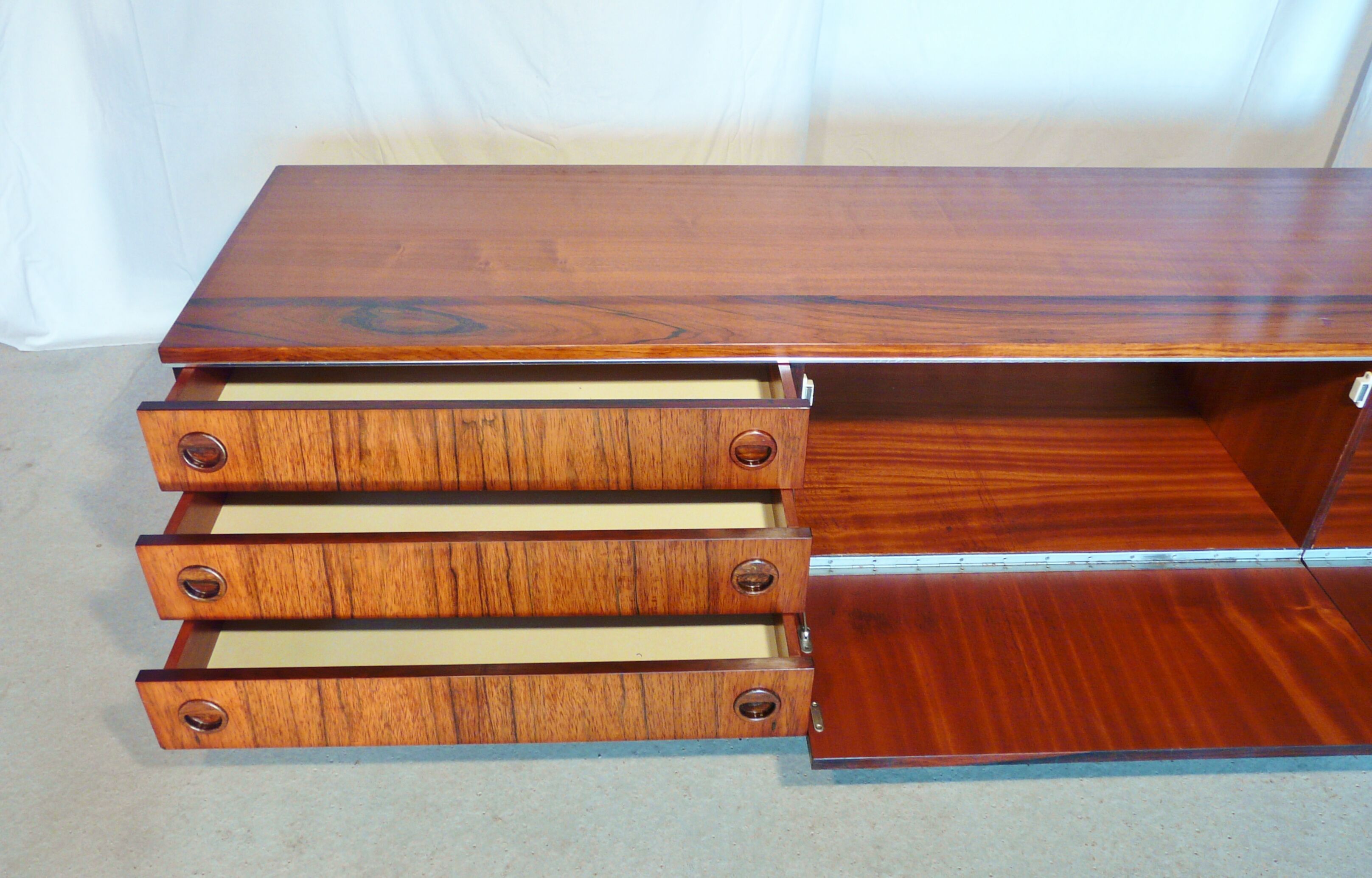 Scandinavian rosewood enfilade