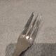 Silver-plated metal stew fork by Christofle silversmiths, Atlas model