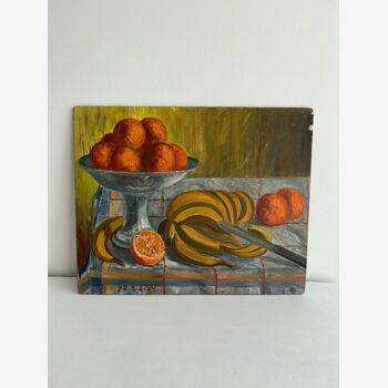Oil board on double-sided panel