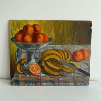 Oil board on double-sided panel