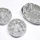 Three Glass Flower Picnics by VMC Reims 60s-70s