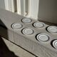 Set of 10 small dessert plates in Italian ceramic Total rim b