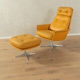 Fauteuil Sedia avec repose-pieds par Horst Brüning pour Cor