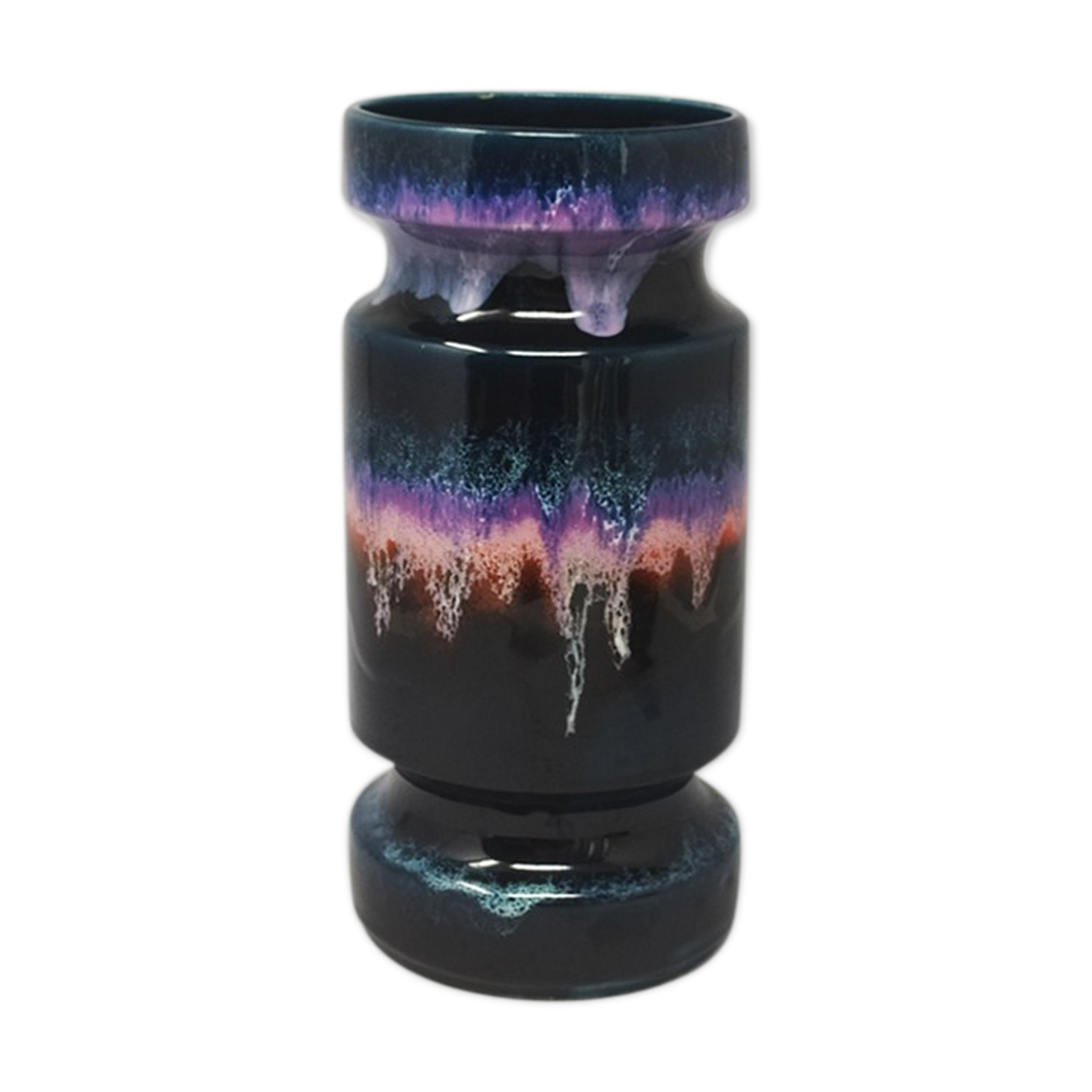 Vintage space age vase made in italy, 1970