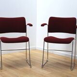Suite of 16 40/4 chairs, Howe with trolley