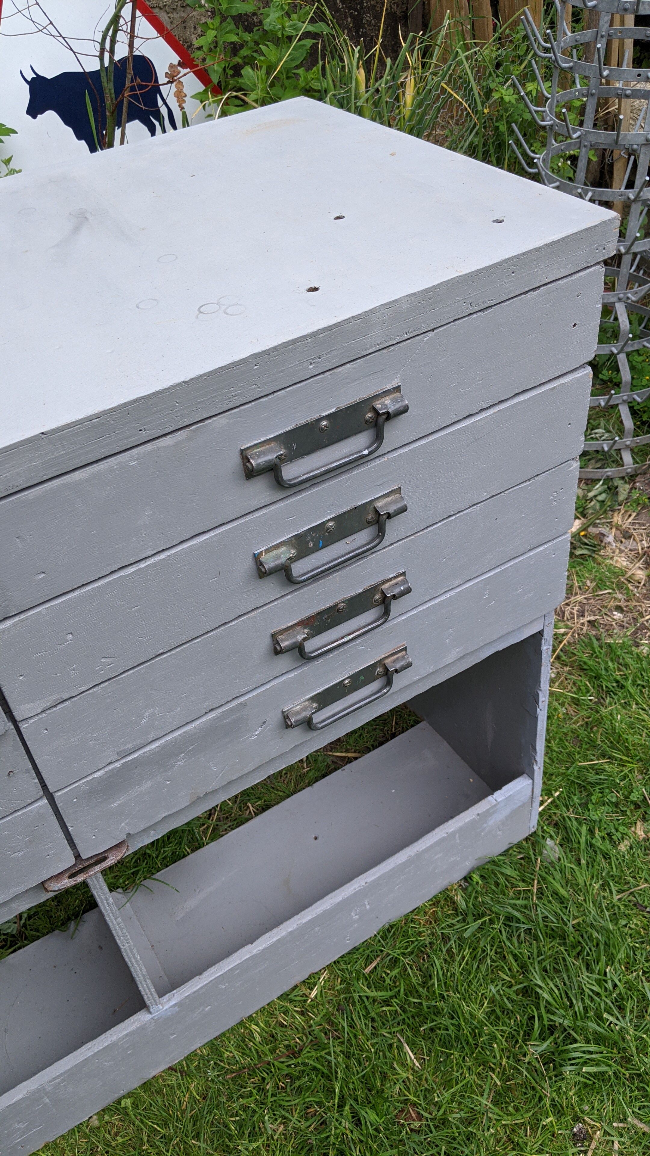 Old mechanical workshop furniture